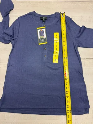 G.H. Bass & Co. Ladies' Size small Long-Sleeve Henley Top thumbnail 3