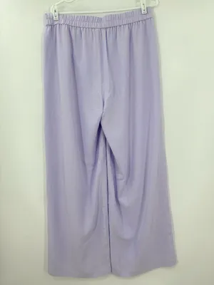 Eileen Fisher Crisp White Wide-Leg Elastic Waist Pants thumbnail 5