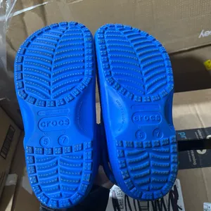 CROCS Bright Cobalt Blue Classic Rubber Slip On Clogs Size 7 Women's 5 Men's $50 thumbnail 4