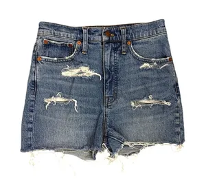 Madewell Jorts Classic Blue Distressed Denim Jean Shorts Size 25 thumbnail 1
