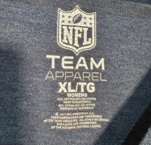 SALE! Women’s NFL Team Apparel Patriots Tee Size XL VGUC thumbnail 5