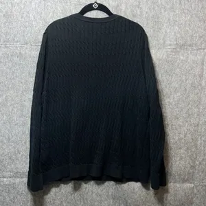 Tommy Hilfiger Sweater‎ XXL Womens Black Scoop Neck Cable Knit Long Sleeve thumbnail 5