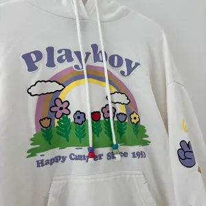 Playboy x PacSun white beaded hoodie thumbnail 2