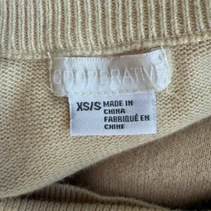 Urban Outfitters Cooperative Oversized Fox Love Cream Sweater Sz S‎ thumbnail 7