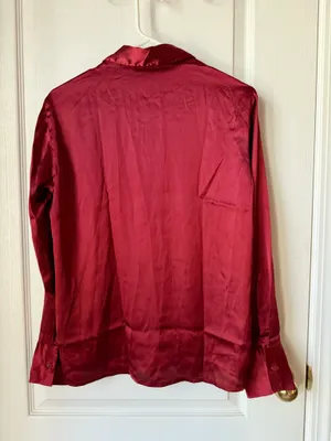 Abercrombie Satin Button-Up Blouse thumbnail 2