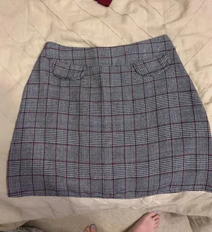L.A 405 Vintage Plaid Mini Skirt thumbnail 1