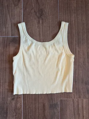 Butter yellow Billabong tank top thumbnail 2