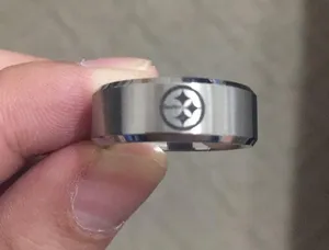 Silver Pittsburgh steelers Ring thumbnail 2