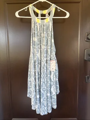 NWT Free People Mimi Halter Style Tunic Top Size Medium Retail $88.00 thumbnail 3