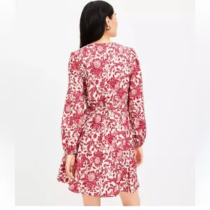 Loft Night Bloom Belted Mini Pocket Dress thumbnail 2