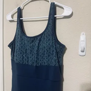 Title Nine Dress Medium Teal Skort Speed Racer Athletic Tennis Golf built in bra thumbnail 3
