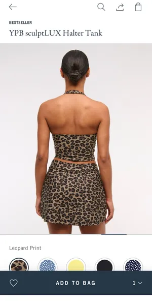 Abercrombie YPB sculptLUX Halter Tank thumbnail 3