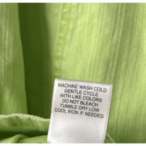Christopher & Banks Skirt Size 6 Dopamine Lime Green A-line Midi Stretch Denim thumbnail 7