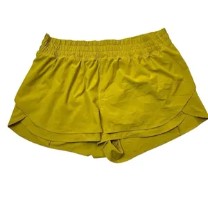 Calia‎ Women's Yellow Athletic Shorts XXL High Rise Gym Running thumbnail 2