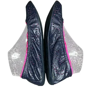 Ballasox Portable Ballet Flats Womens 8 Navy Blue Soft‎ Leather Foldable Shoes thumbnail 9