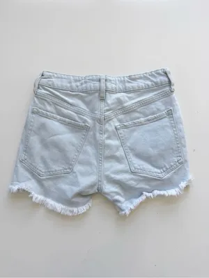 Old Navy High Rise O.G Straight Distressed Cut Off Jean Shorts Size 0 thumbnail 6