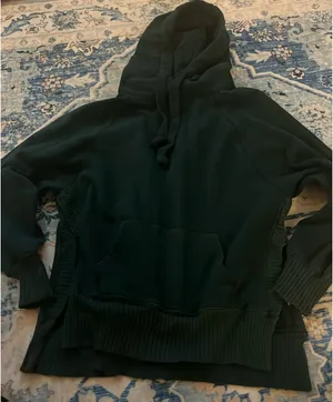 Dark Green Oversized American Eagle Hoodie thumbnail 1