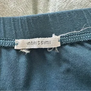 Intimissimi Teal Scalloped Strapless Sheath Dress Size S thumbnail 3