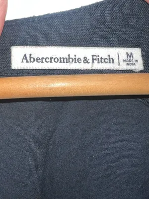 Abercrombie & Fitch Navy Square-Neck Midi Dress with Wide Straps thumbnail 6