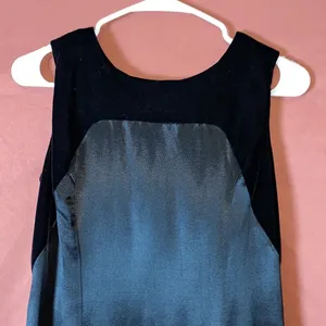 90s VINTAGE BLACK FORMAL MAXI DRESS GOWN thumbnail 2