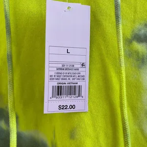 Wild Fable Daybreak Tie-Dye Hoodie In Lime Green & Grey Size L New With Tag thumbnail 4