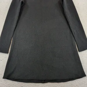 Lulus Black Turtleneck Long Sleeve Ribbed Knit A-Line Mini Dress DD3196 Small thumbnail 7