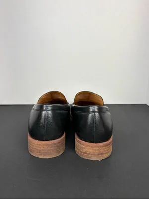 Madewell Black Leather Slip-On Loafers thumbnail 3