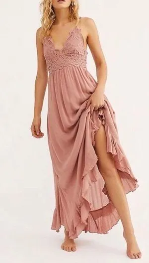 Free people one adella maxi slip thumbnail 1