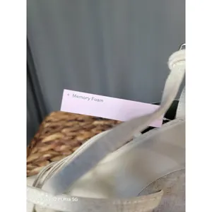 Wild Fable Ronnie Womens 6.5 Ivory Strappy Wedge Heels Open Toe Platform Sandals thumbnail 5