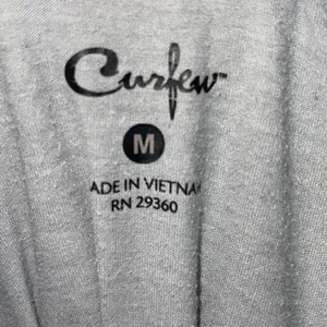 Curfew Womens Pullover Hoodie Long Sleeve Hooded Stretch Pocket Gray Size Medium thumbnail 4
