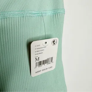 Free People FP Movement Free Throw High Rise Biker Shorts Mint Green Size M thumbnail 8