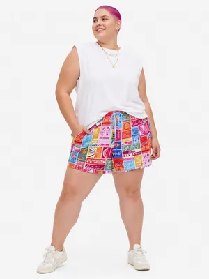 Target Pride Vibrant Rainbow Satin Pride Shorts Lightweight & Festive Sz XXL thumbnail 2