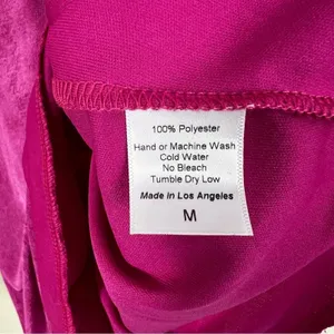 Lucy in the Sky Balloon Sleeve Mini Dress Fuchsia Pink Flirty Birthday Size M thumbnail 7