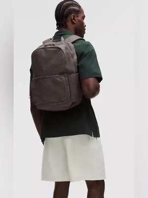 Lululemon NWT Everywhere Backpack 22L Stone Twill Graphite Grey Water Repellent thumbnail 5