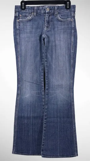 Women’s 7 For All Mankind A Pocket Bootcut Jeans Size 25 thumbnail 1