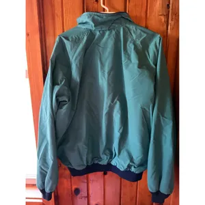 Vintage L.L. Bean Teal Bomber Jacket – Retro 90s Windbreaker‎ Zip Up Outerwear thumbnail 2