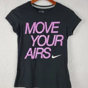 Nike x The Athletic Dept Womens T-shirt Size L Blue Move Your Airs Slim Fit Tee thumbnail 7