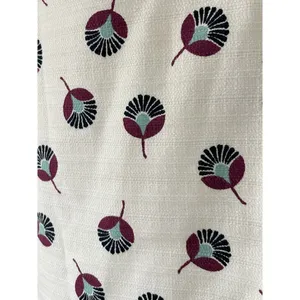 Ann Taylor‎ LOFT Women's Size 2 White Multi-Color Floral Woven Pencil Skirt thumbnail 3