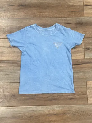 O’NEILL Casual Baby Blue Hawaiian Surf Wear Floral Graphic T-shirt | Size XS thumbnail 3