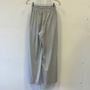 Karin Mathhews Gray Wide Leg Sweatpants Drawstring Waist Lounge Pants Small Soft thumbnail 2