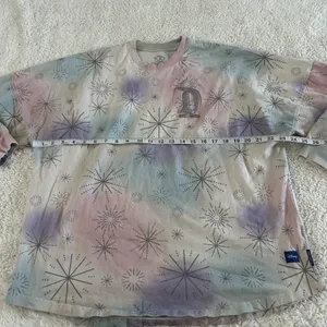Disney Spirit Jersey Mickey Friends 100 Years Disney World Tie Dye Glam Sz L thumbnail 4
