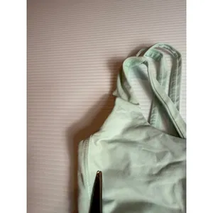 Lululemon‎ Light Green Workout Dress Athletic Tank Top Activewear stained size 4 thumbnail 7