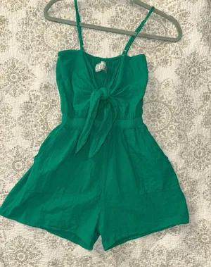 Boutique Seaspice green romper thumbnail 2