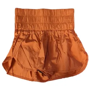 Free people red earth cognac shorts size small thumbnail 1