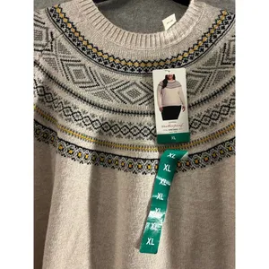 weatherproof fair isle sweater xl NWT thumbnail 2
