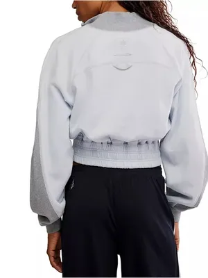 Free People Movement Out Of the Park Pullover Arctic Snow Extra Small New W Tags thumbnail 4