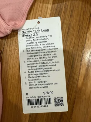 Lululemon Swiftly Tech Long Sleeve thumbnail 5