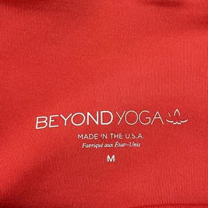 Cycle Bar X Beyond Yoga Cropped Leggings - Red - Medium thumbnail 8