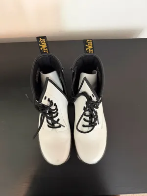 White Dr. Martens Boots thumbnail 3