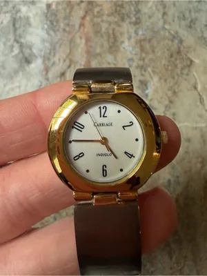 Vintage Carriage by Timex Indiglo Two Tone Watch Silver Gold Women's Extra Links thumbnail 2